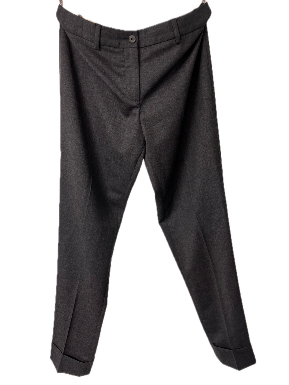 Italian Designer Fabiana Fillipi Tailored Trousers with Creased Legs and Cuffs
